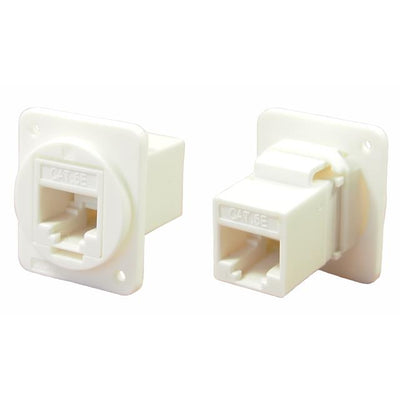 CP30220XW by CLIFF Electronic Components Ltd - FT CAT5E RJ45 PLAIN HOLE WHITE