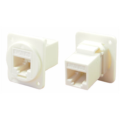 CP30222XW by CLIFF Electronic Components Ltd - FT CAT6 RJ45 PLAIN HOLE WHITE