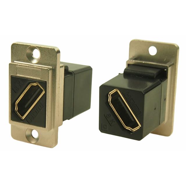 CP30788M by CLIFF Electronic Components Ltd - DUALSLIM METAL 8K HDMI F-F GOLD