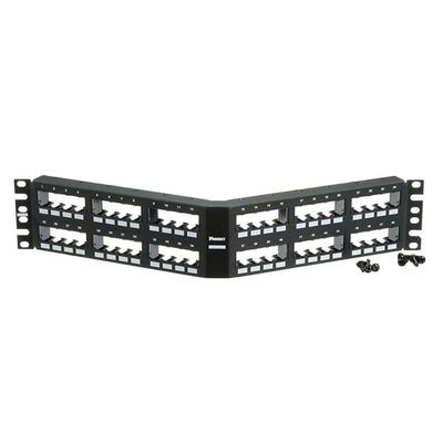 CPPA48FMWBLY by Panduit Corp - MINI COM 48-PORT MODULAR FLUSH M