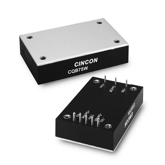 CQB75W-24S12 by Cincon Electronics Co. LTD - DC DC CONVERTER 12V 75W