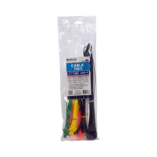 CT1-MC-200-P by QualGear - CABLE TIE LOCKING 90LB