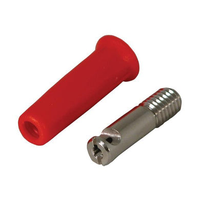 CT2213-2 by Cal Test Electronics - CONNECTOR BANANA JACK SOLDER RED