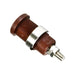 CT2236-1 by Cal Test Electronics - CONNECTOR BANANA JACK THRD BROWN
