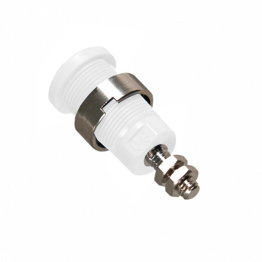 CT2236-9 by Cal Test Electronics - CONNECTOR BANANA JACK THRD WHITE