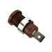 CT2238-1 by Cal Test Electronics - CONNECTOR BANANA JACK QC BROWN