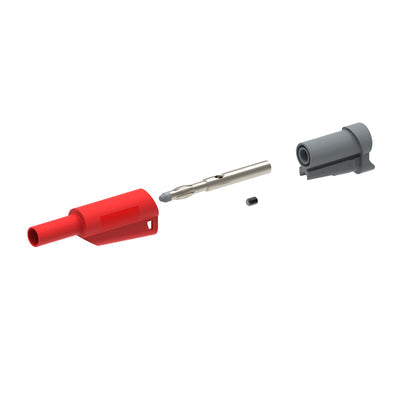 CT2631-2 by Cal Test Electronics - CONNECTOR BANANA PLUG STACK SCREW RED