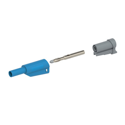 CT2631-S-6 by Cal Test Electronics - CONNECTOR BANANA PLUG STACK SLDR BLUE