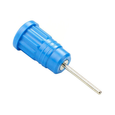 CT2913-6 by Cal Test Electronics - CONNECTOR BANANA JACK PRESS-FIT BLUE