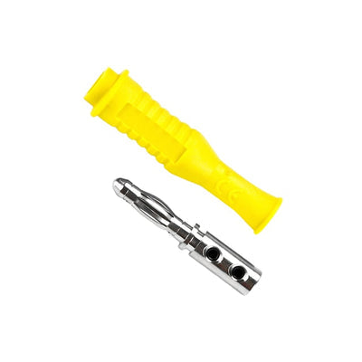 CT3276-4 by Cal Test Electronics - CONNECTOR BANANA PLUG SLDRLESS YELLOW