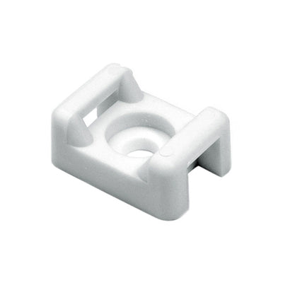 CTM09M4 by HellermannTyton - CABLE TIE HLDR DUAL SCREW NAT