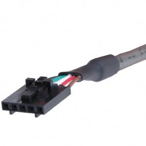 CUI-4138-6FT by CUI Devices - CABLE ASSY LATCH 5PIN 5X24AWG 6