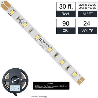 CVX-ST-4090-30FT by JESCO Lighting Group - LED CVX WHT LNR STRIP 4000K 30