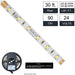 CVX-ST-4090-30FT by JESCO Lighting Group - LED CVX WHT LNR STRIP 4000K 30