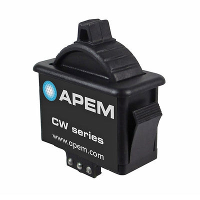 CWB1BK1A02A0 by APEM Inc. - SWITCH THUMBWHEEL HALL EFFECT
