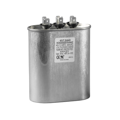 CAP-25/15/440 by Hartland Controls/Littelfuse - FILM CAPAC 25UF/15UF 370-440V OVL