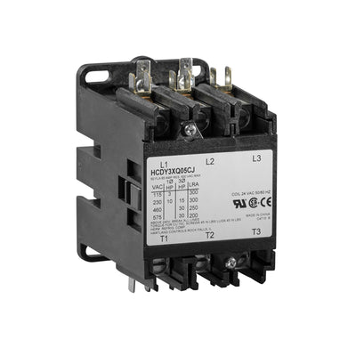 CON-3/24/60 by Hartland Controls/Littelfuse - CONTACTOR 3P 24V 60A