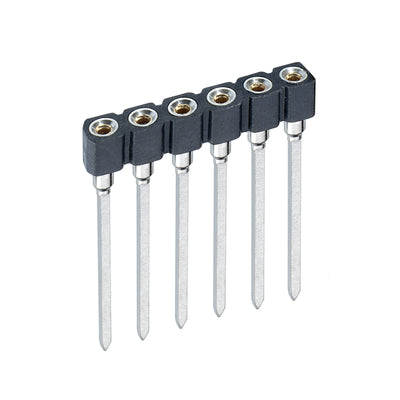 D01-9950642 by Harwin Inc. - CONNECTOR SOCKET SIP 6POS GOLD