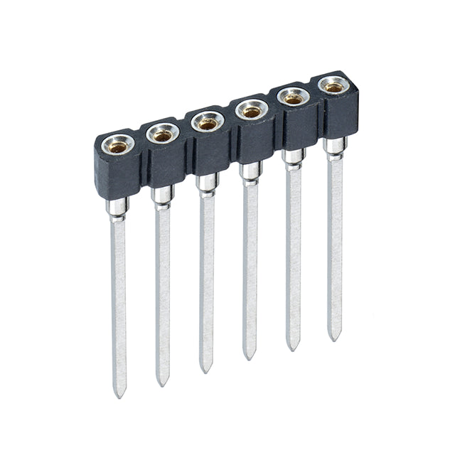D01-9950642 by Harwin Inc. - CONNECTOR SOCKET SIP 6POS GOLD