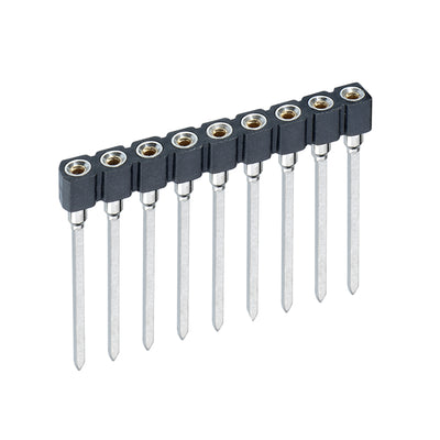 D01-9950942 by Harwin Inc. - CONNECTOR SOCKET SIP 9POS GOLD