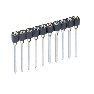 D01-9951042 by Harwin Inc. - CONNECTOR SOCKET SIP 10POS GOLD