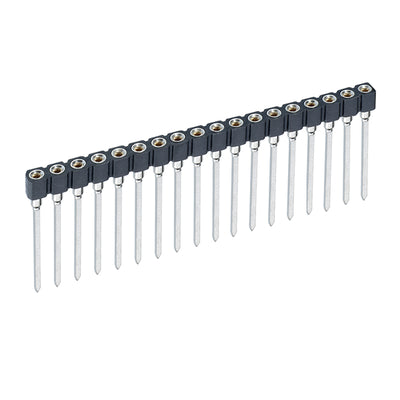 D01-9951842 by Harwin Inc. - CONNECTOR SOCKET SIP 18POS GOLD