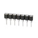 D01-9970742 by Harwin Inc. - CONNECTOR SOCKET SIP 7POS GOLD