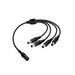 D1004 by Ease Electronics - CABLE 1 F TO 4 M SPLTR ADPTR 1