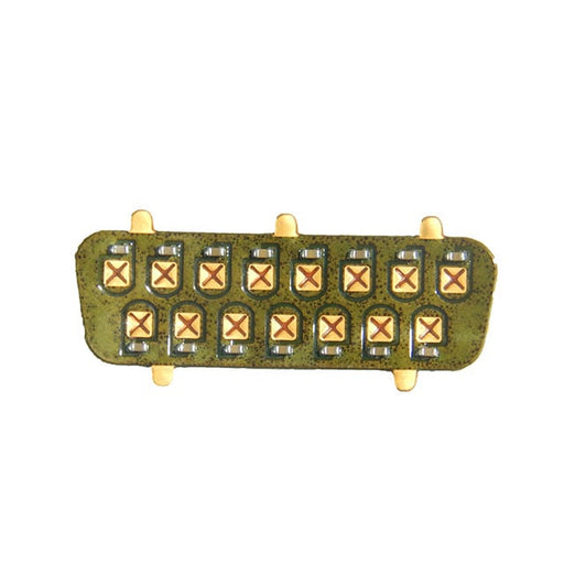 D15-GR1-221 by EMI Solutions - 15 PIN D-SUB FLEX FILTER INSERT