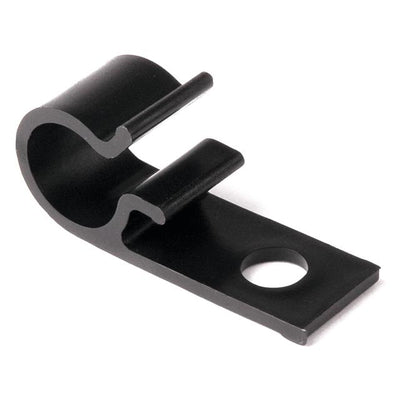 D15L4 by HellermannTyton - CABLE CLIP D-TYPE BLACK FASTENER