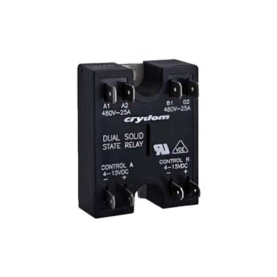 D2425DE by Sensata-Crydom - SOLIDSTATE RELAY SPST-NO 25A 24-280V