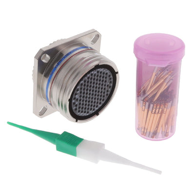 D38999/20FH35SN by Amphenol Aerospace Operations - CONNECTOR RECPT FMALE 100P GOLD CRIMP