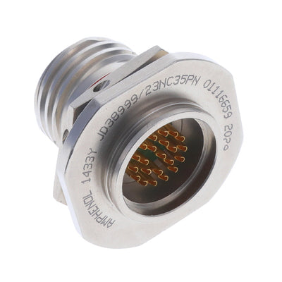 D38999/23NC35PN by Amphenol Aerospace Operations - HERMETIC CIRCULAR MIL-SPEC CONNE