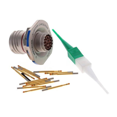 D38999/24FB35SA by Amphenol Aerospace Operations - CONNECTOR RECPT FMALE 13POS GOLD CRIMP