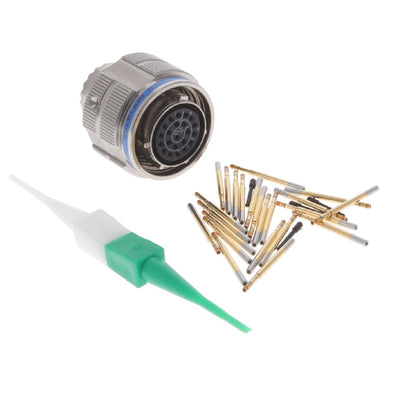 D38999/26FC35SB by Amphenol Aerospace Operations - CONNECTOR PLUG FMALE 22POS GOLD CRIMP