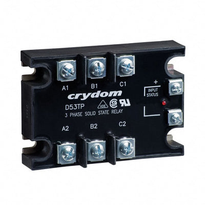 D53TP50DH by Sensata-Crydom - SOLIDSTATE RELAY 3PST-NO 50A 48-530V