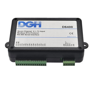 D6400 by DGH Corporation - ANALOG INPUT, 7-CH, MODBUS RTU