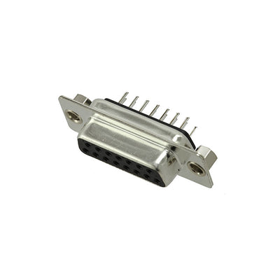 DA15-ST-1-SL by Adam Tech - CONNECTOR D-SUB RCPT 15POS VERT SLDR