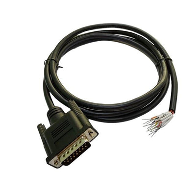 DBC-15MW-10 by CompuCablePlusUSA - DB15 Male Serial Cable to Bare W