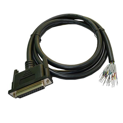 DBC-25FW-25 by CompuCablePlusUSA - DB25 Female Serial Cable to Bare