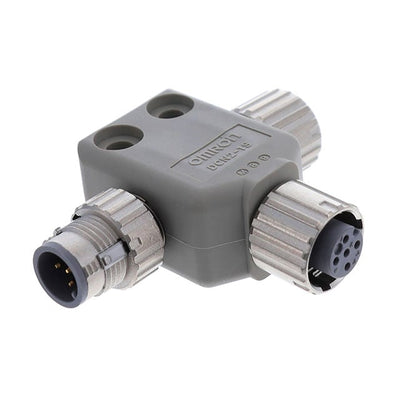 DCN2-1S by Omron Automation and Safety - CONNECTOR T-ADPT 5P-5/5P F-F/M INLINE