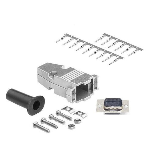 DCT-15HMM-KIT by CompuCablePlusUSA - DB15 HD M CRIMP MTL HOOD KIT