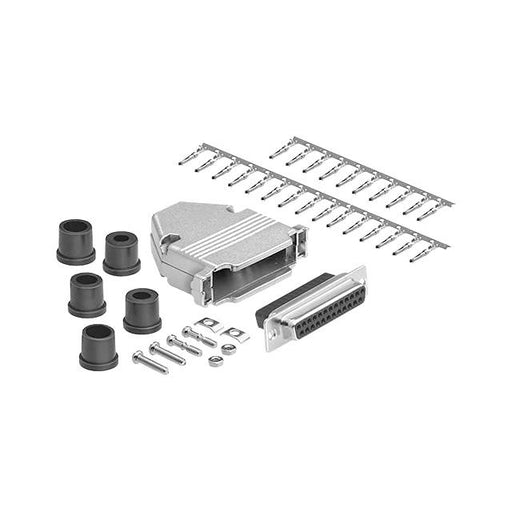 DCT-25FM-KIT by CompuCablePlusUSA - DB25 F CRIMP MTL HOOD KIT