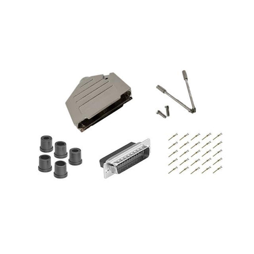 DCT-25MMD-KIT by CompuCablePlusUSA - DB25 M CRIMP MTL NO-EAR KIT