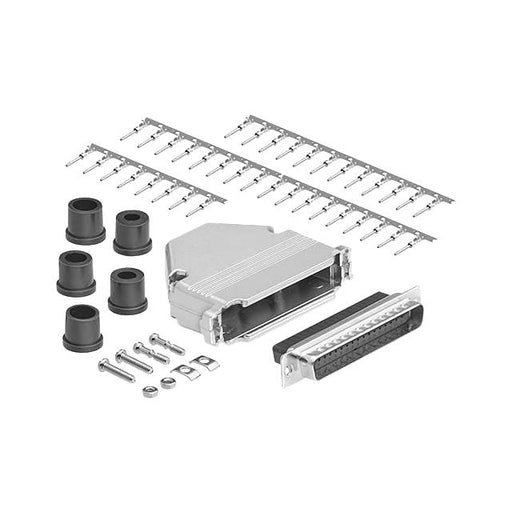 DCT-37MM-KIT by CompuCablePlusUSA - DB37 M CRIMP MTL HOOD KIT
