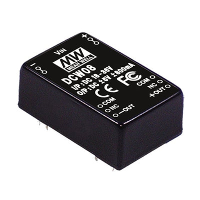 DCW08C-12 by MEAN WELL USA Inc. - DC DC CONVERTER +/-12V 8W