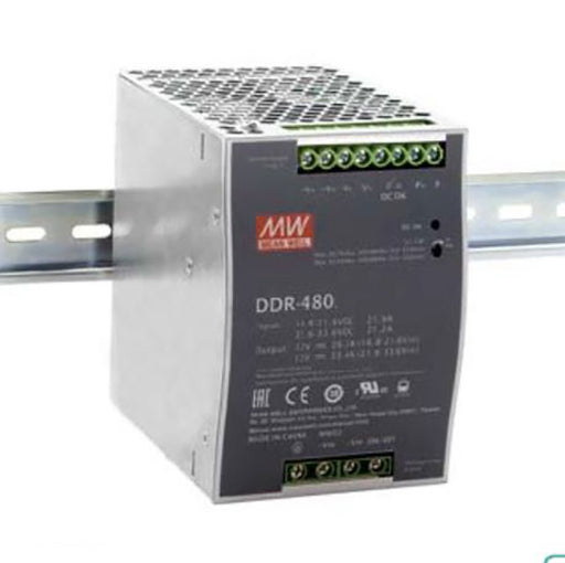 DDR-480D-24 by MEAN WELL USA Inc. - DC/DC DIN RAIL SUPPLY 24V 480W