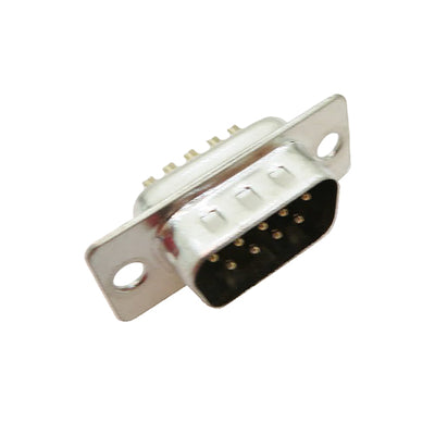 DE09-PD by Adam Tech - CONNECTOR D-SUB PLUG 9POS SLDR CUP