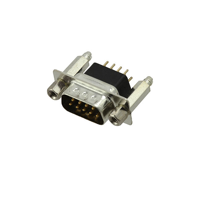 DE09-PE-1-BL-JS by Adam Tech - CONNECTOR D-SUB PLUG 9POS VERT SLDR