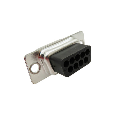 DE09-PR by Adam Tech - CONNECTOR D-SUB HOUSING PLUG 9POS